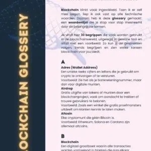 Blockchain Glossary pagina 1